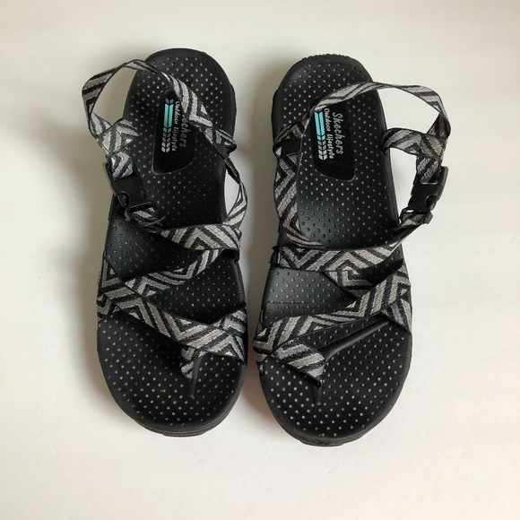 skechers outdoor lifestyle sandals black